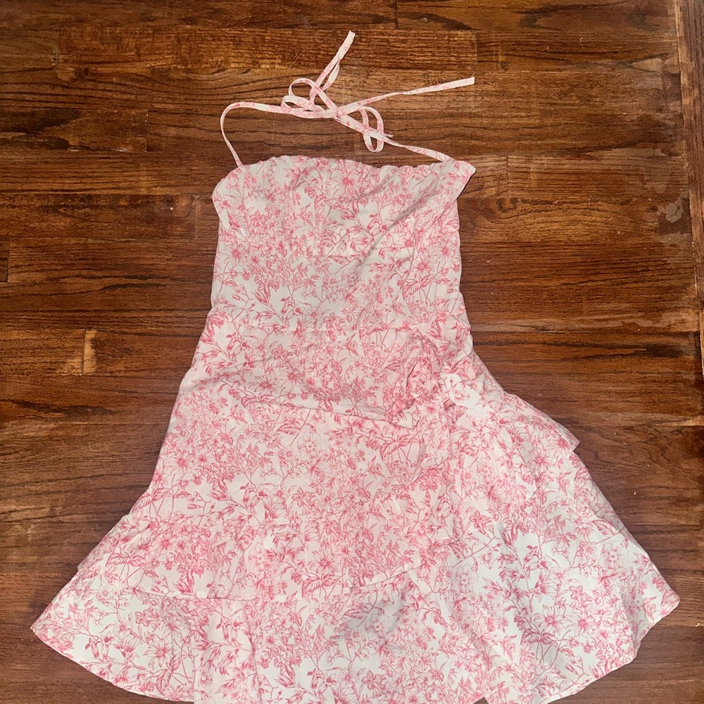 Floral Pink  Dress